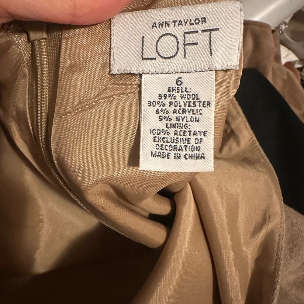 Ann Taylor LOFT Wool Skirt & Sweater Set - Picture 5 of 6